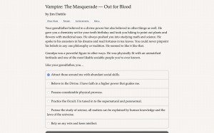 Vampire: The Masquerade  Out for Blood